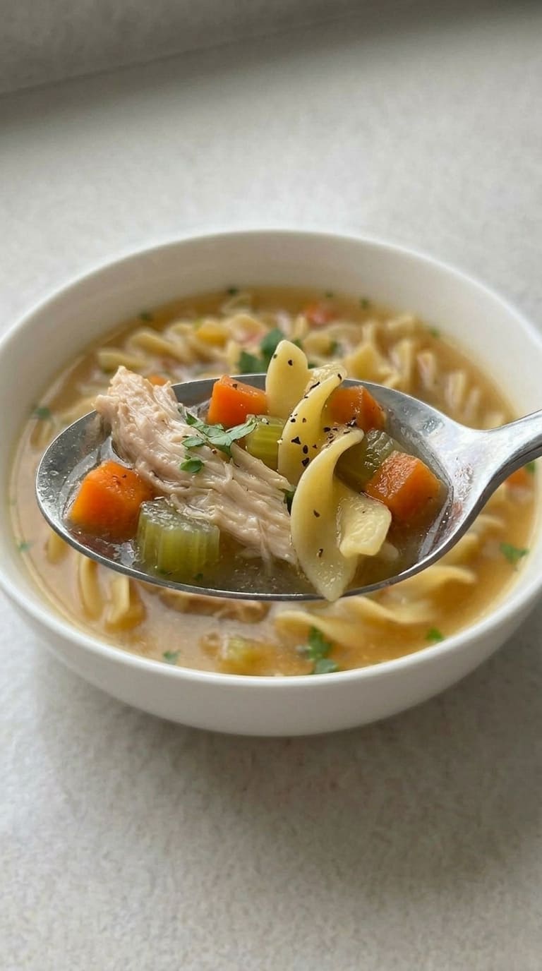 Instant Pot Turkey Noodle Soup Recipe – Quick, Comforting & Flavorful