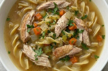 Instant Pot Turkey Noodle Soup Recipe – Quick, Comforting & Flavorful