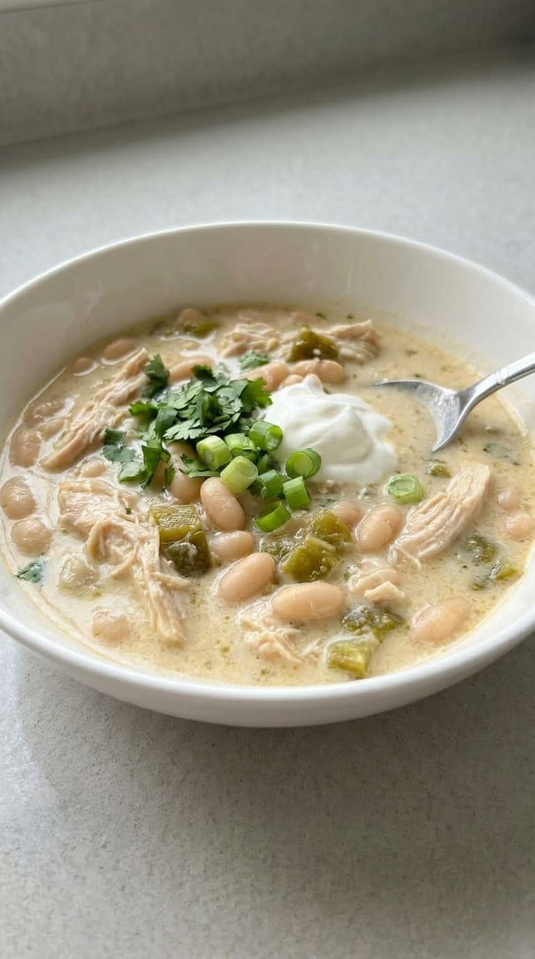 Homemade Instant Pot White Chicken Chili – Simple & Nourishing