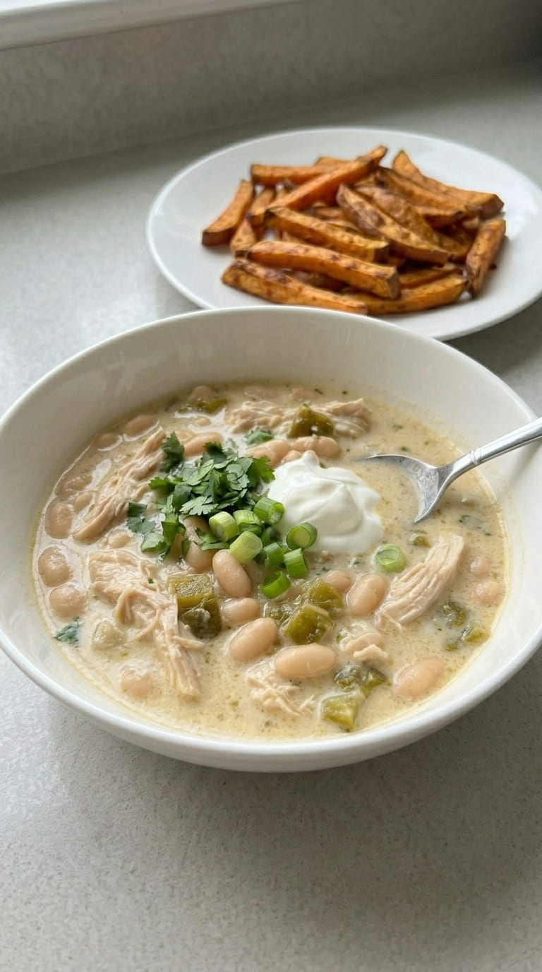 Homemade Instant Pot White Chicken Chili – Simple & Nourishing