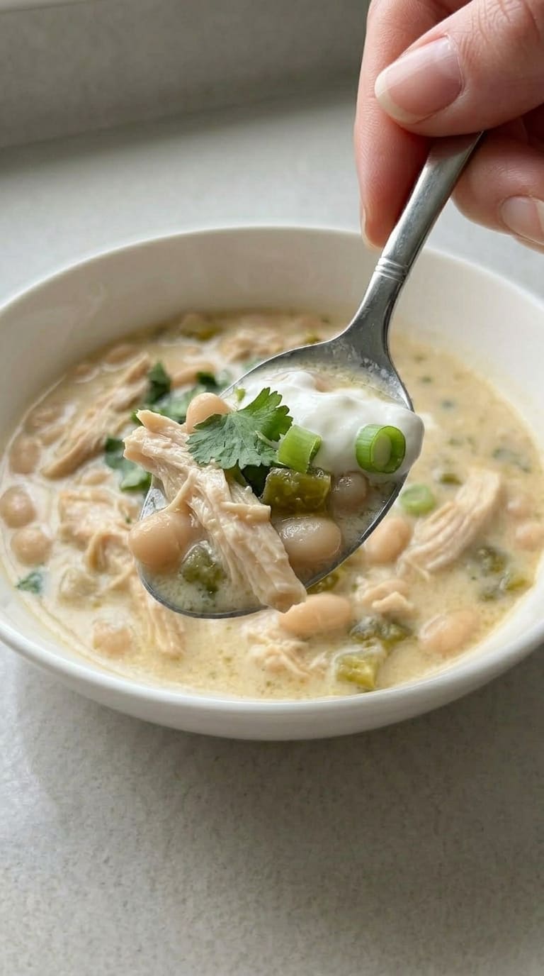 Homemade Instant Pot White Chicken Chili – Simple & Nourishing
