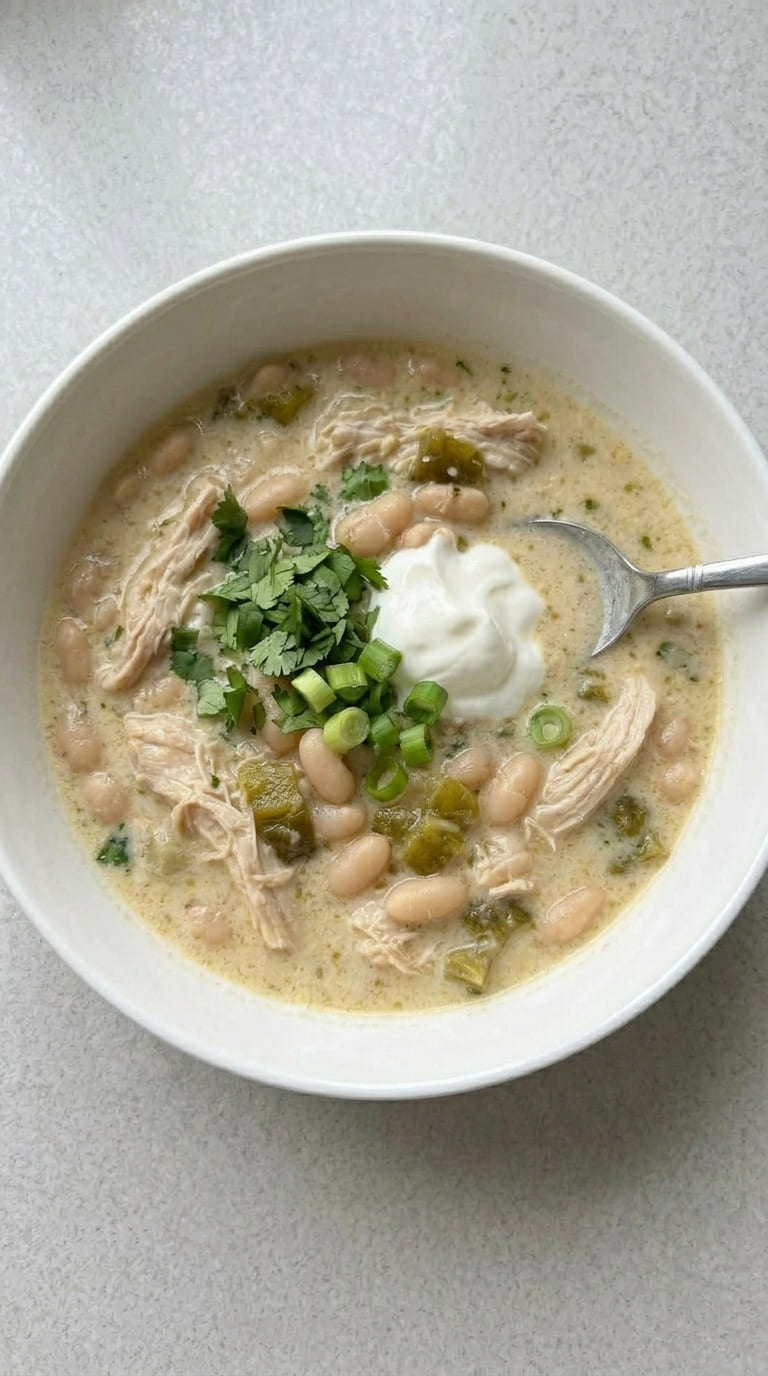 Homemade Instant Pot White Chicken Chili – Simple & Nourishing