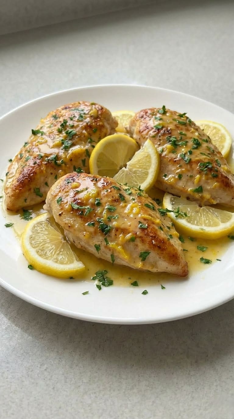 Easy One Pan Lemon Butter Chicken