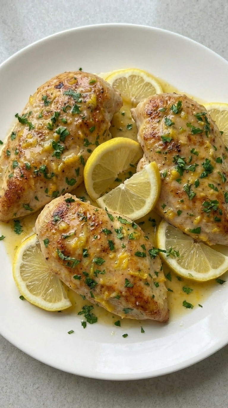 Easy One Pan Lemon Butter Chicken