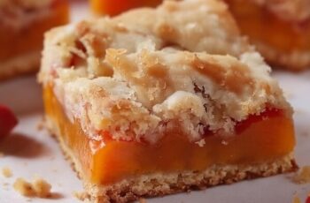 Capture the essence of summer with these irresistible Peach Crumb Bars. Imagine biting into a layer of juicy, sweet peaches nestled between a buttery shortbread crust and a golden, crumbly topping. These bars are the perfect way to showcase the vibrant flavor of fresh peaches, offering a delightful combination of textures and tastes in every bite.