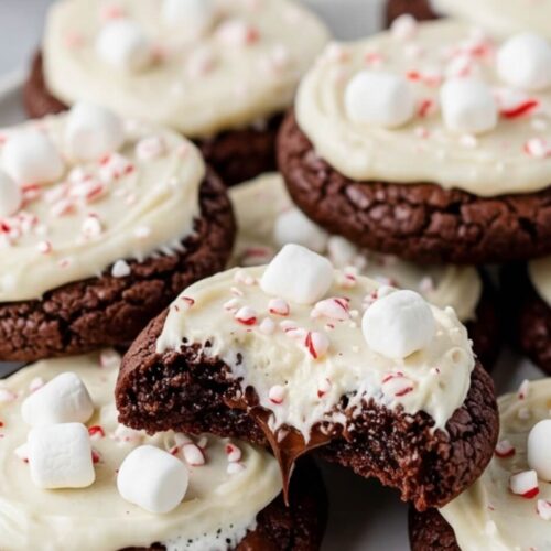Easy Peppermint Hot Chocolate Cookies (Festive & Delicious!)
