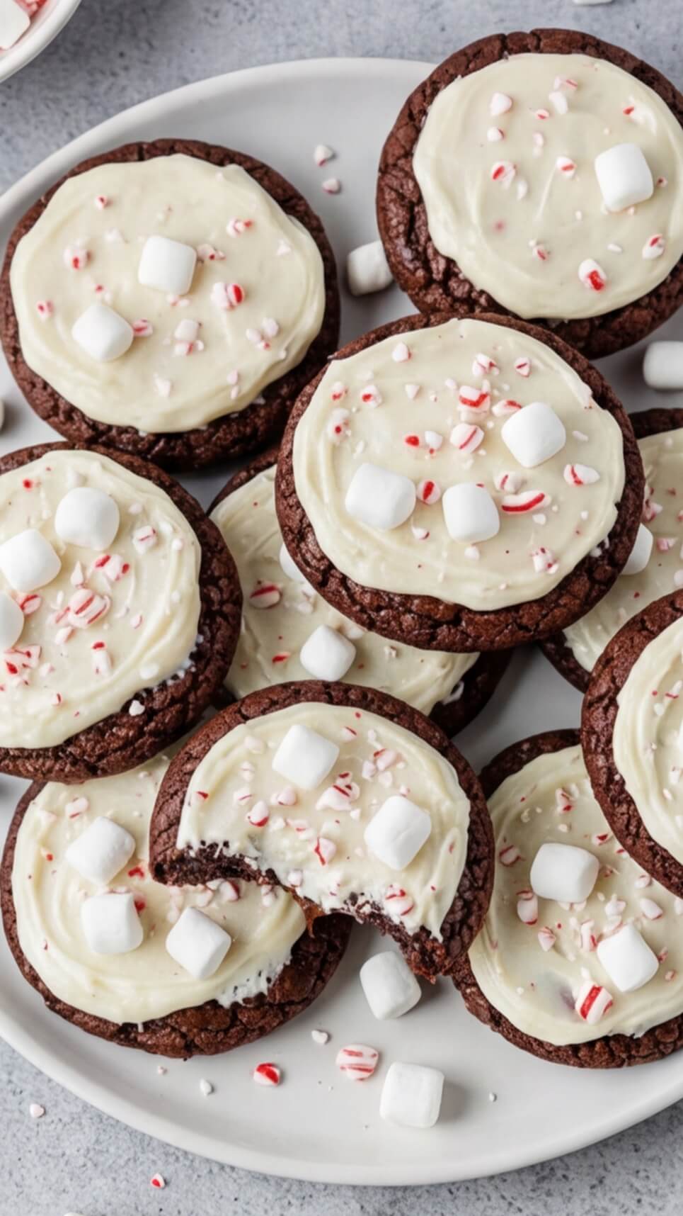 Easy Peppermint Hot Chocolate Cookies (Festive & Delicious!)