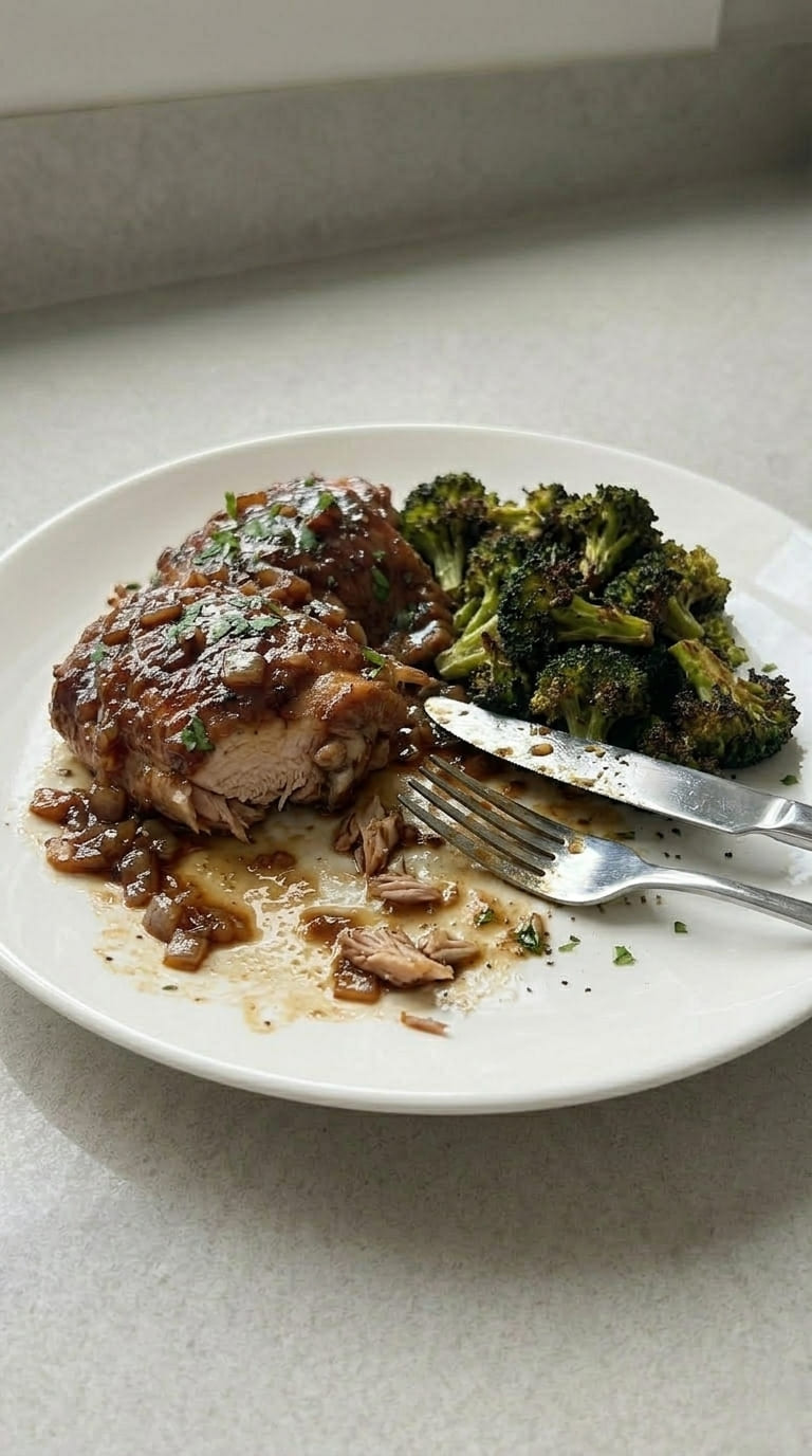 Slow Cooker Chicken Thighs – Easy, Juicy & Family Favorite