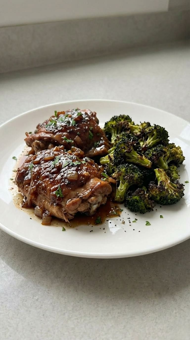 Slow Cooker Chicken Thighs – Easy, Juicy & Family Favorite