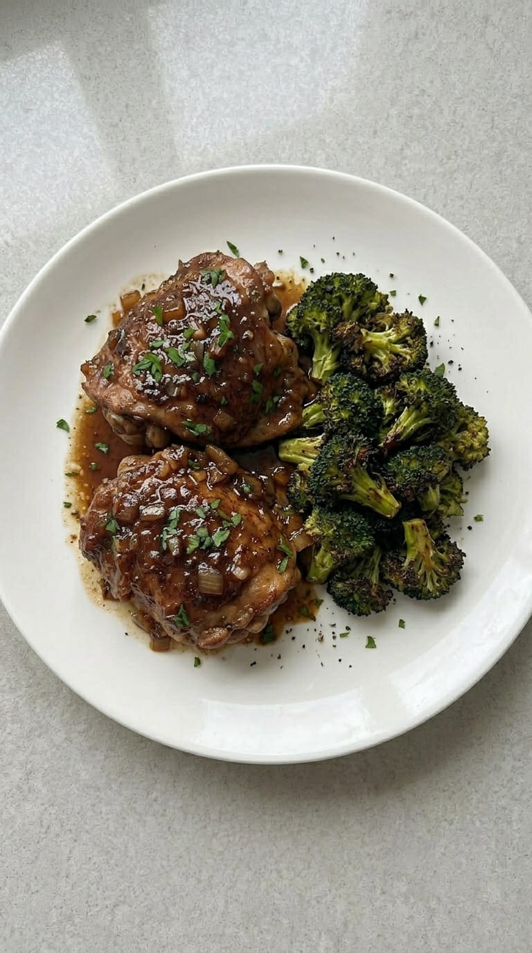 Slow Cooker Chicken Thighs – Easy, Juicy & Family Favorite