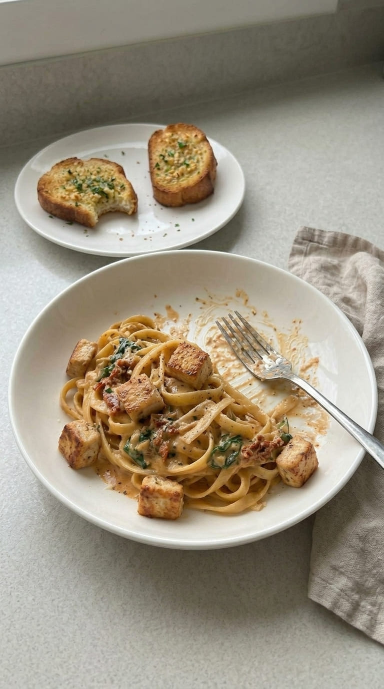 Tuscan Chicken Pasta – Quick & Easy Weeknight Dinner