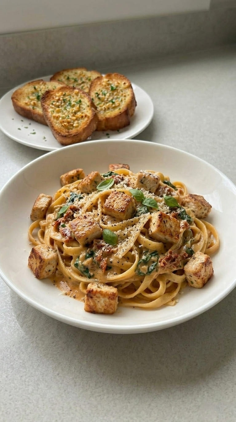 Tuscan Chicken Pasta – Quick & Easy Weeknight Dinner