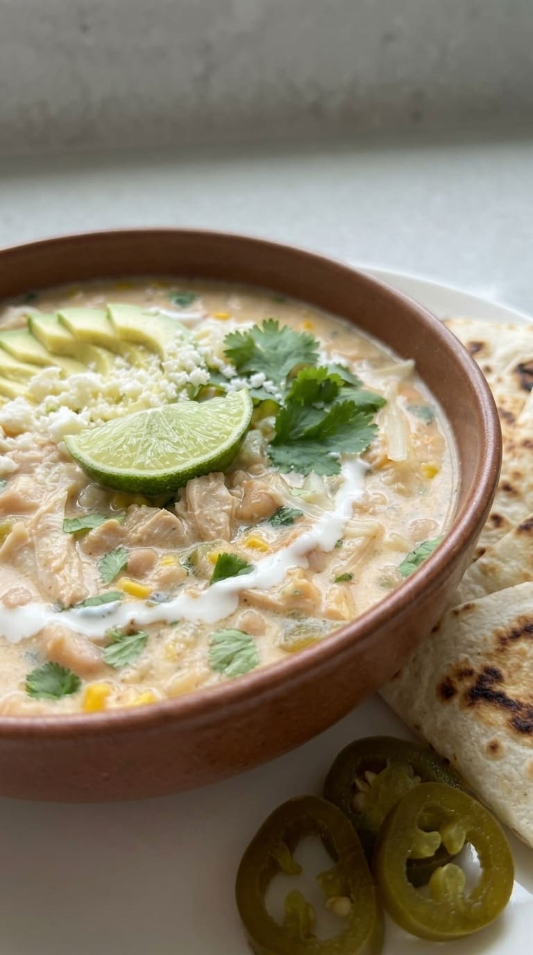 White Chicken Chili – Creamy, Hearty & Delicious