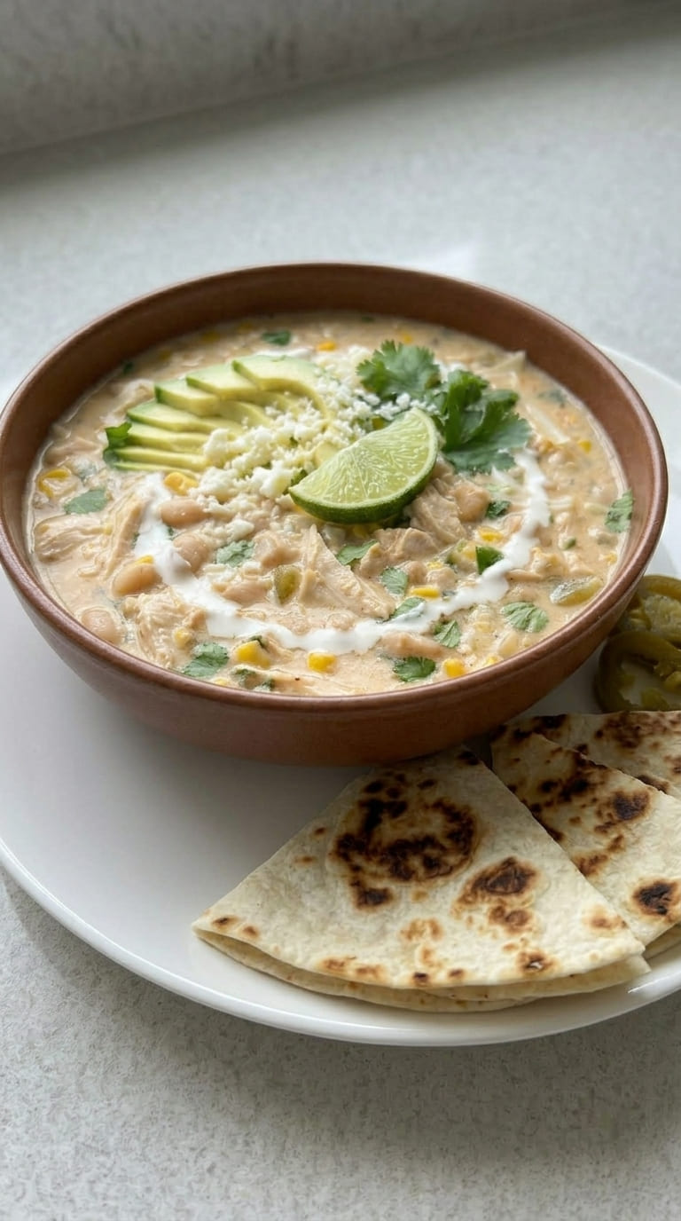 White Chicken Chili – Creamy, Hearty & Delicious