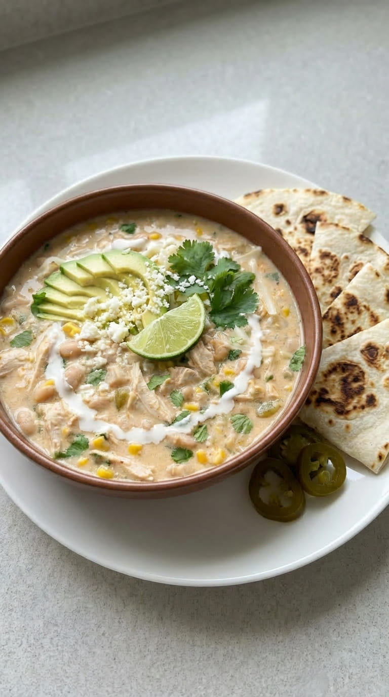 White Chicken Chili – Creamy, Hearty & Delicious