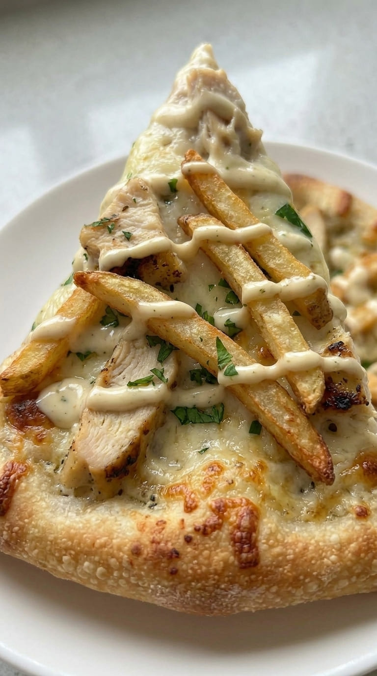Cheesy Chicken Alfredo Pizza You’ll Make on Repeat