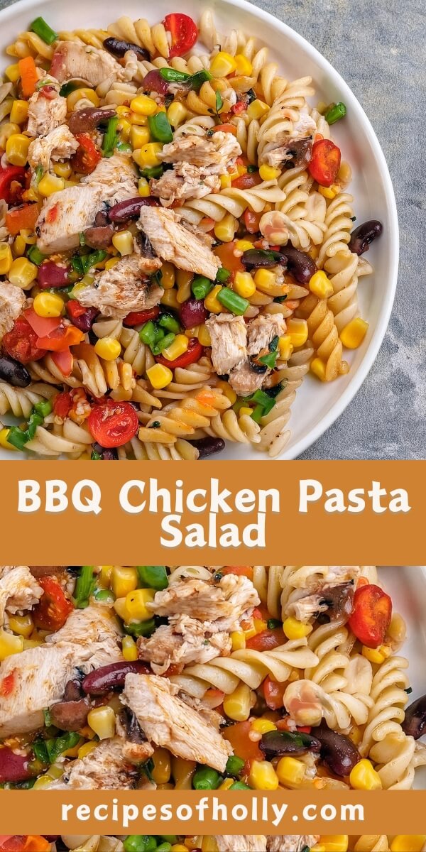 Whenever you're in the mood for a smoky and flavorful dish, this BBQ Chicken Pasta Salad combines tender chicken, smoky barbecue sauce, and creamy pasta, making it the perfect balance of savory and satisfying for any gathering or meal.