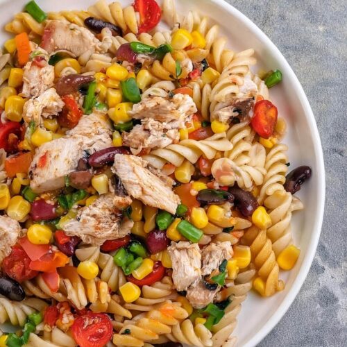 Whenever you're in the mood for a smoky and flavorful dish, this BBQ Chicken Pasta Salad combines tender chicken, smoky barbecue sauce, and creamy pasta, making it the perfect balance of savory and satisfying for any gathering or meal.