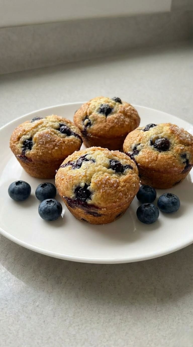 Blueberry Muffins Recipe – Juicy, Moist & Delicious