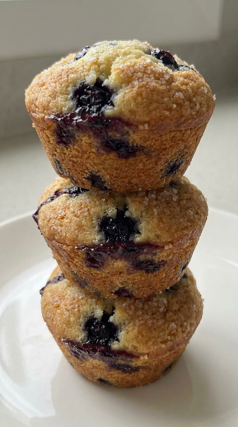 Blueberry Muffins Recipe – Juicy, Moist & Delicious