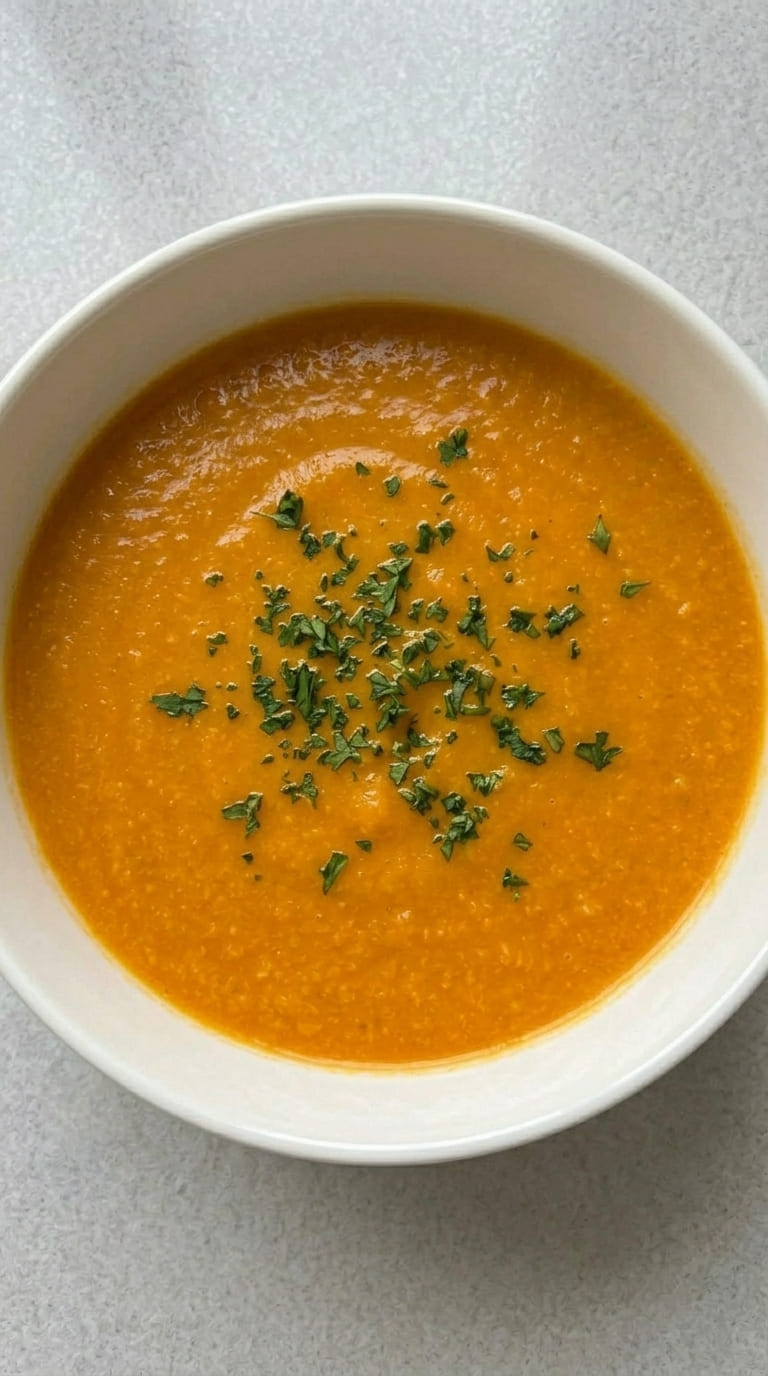 Smooth & Cozy Carrot Soup Perfect for Any Day