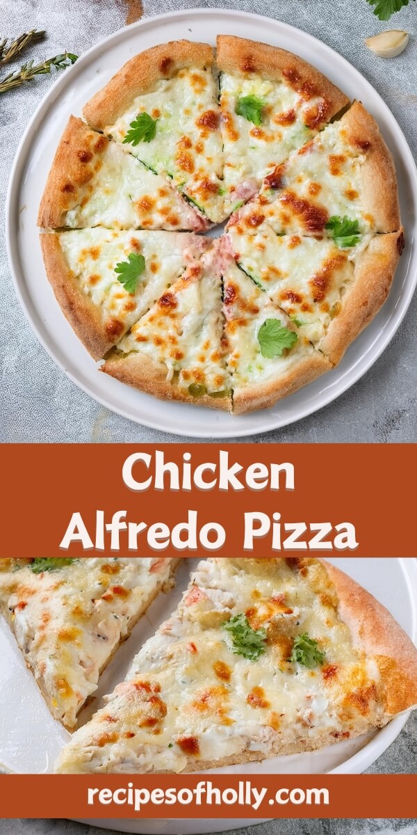 This Chicken Alfredo Pizza is the perfect way to treat yourself or your loved ones to something special. Crispy, cheesy, and irresistibly delicious, it’s sure to become a favorite in your home.