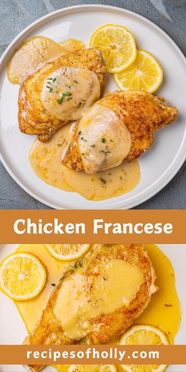 Whether you’re looking for a quick and easy meal or something special to serve at a dinner party, this Chicken Francese is the perfect choice. The combination of tender chicken, crispy coating, and tangy lemon sauce makes it a crowd-pleaser that everyone will enjoy.