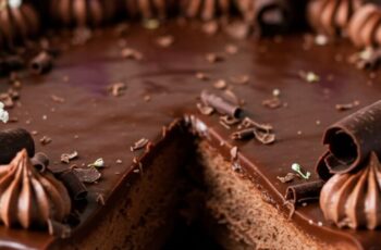 Ultra-rich and deeply chocolatey, this cheesecake is layered with ganache and velvety filling on a cookie crumb crust. A dream for chocoholics!