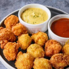 Whenever you're craving a crispy and tropical twist on a favorite, this Coconut Popcorn Chicken combines tender chicken bites with a crunchy coconut coating, making it an irresistible snack or appetizer. Whenever you're craving a crispy and tropical twist on a favorite, this Coconut Popcorn Chicken combines tender chicken bites with a crunchy coconut coating, making it an irresistible snack or appetizer.