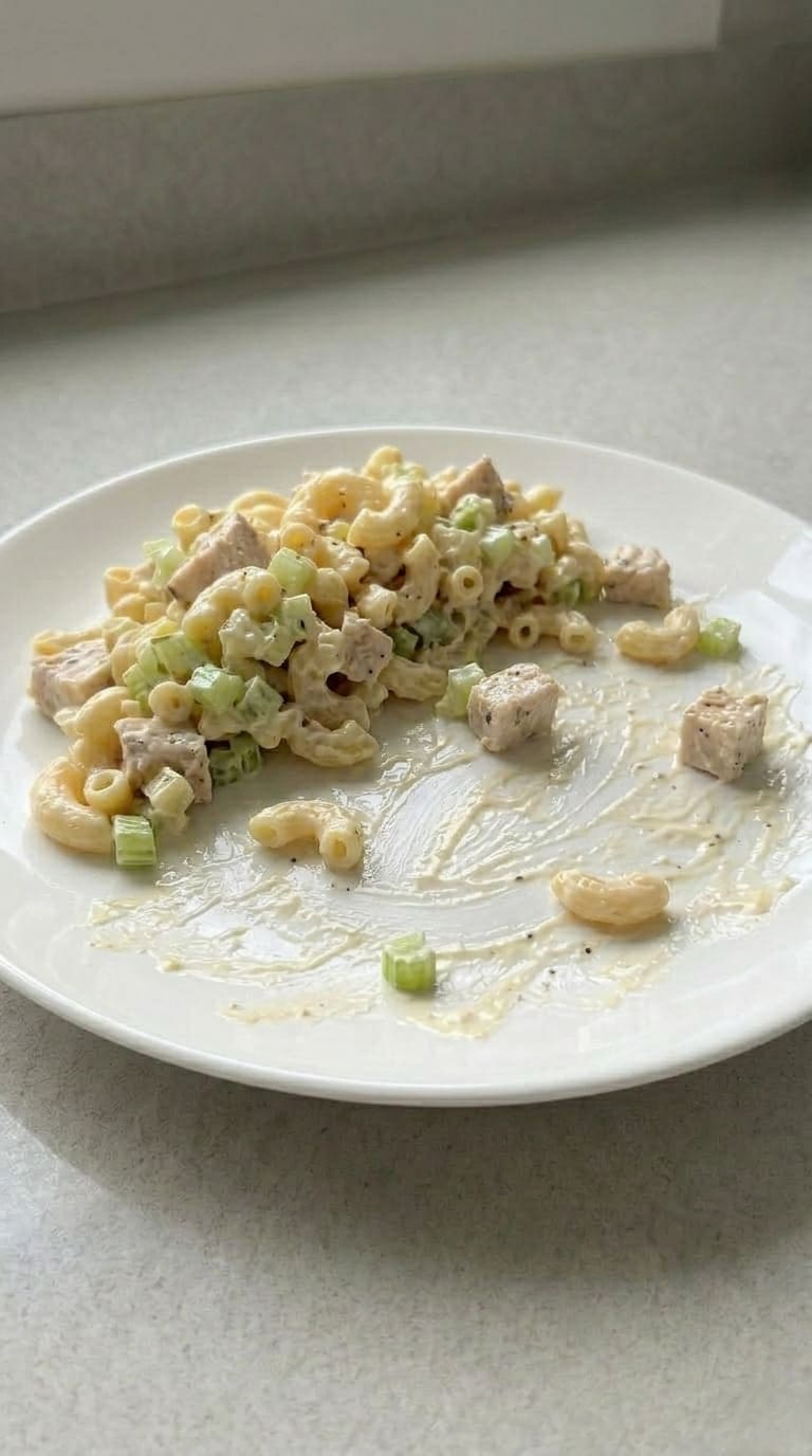 Simple Creamy Chicken Pasta Salad Perfect for Meal Prep
