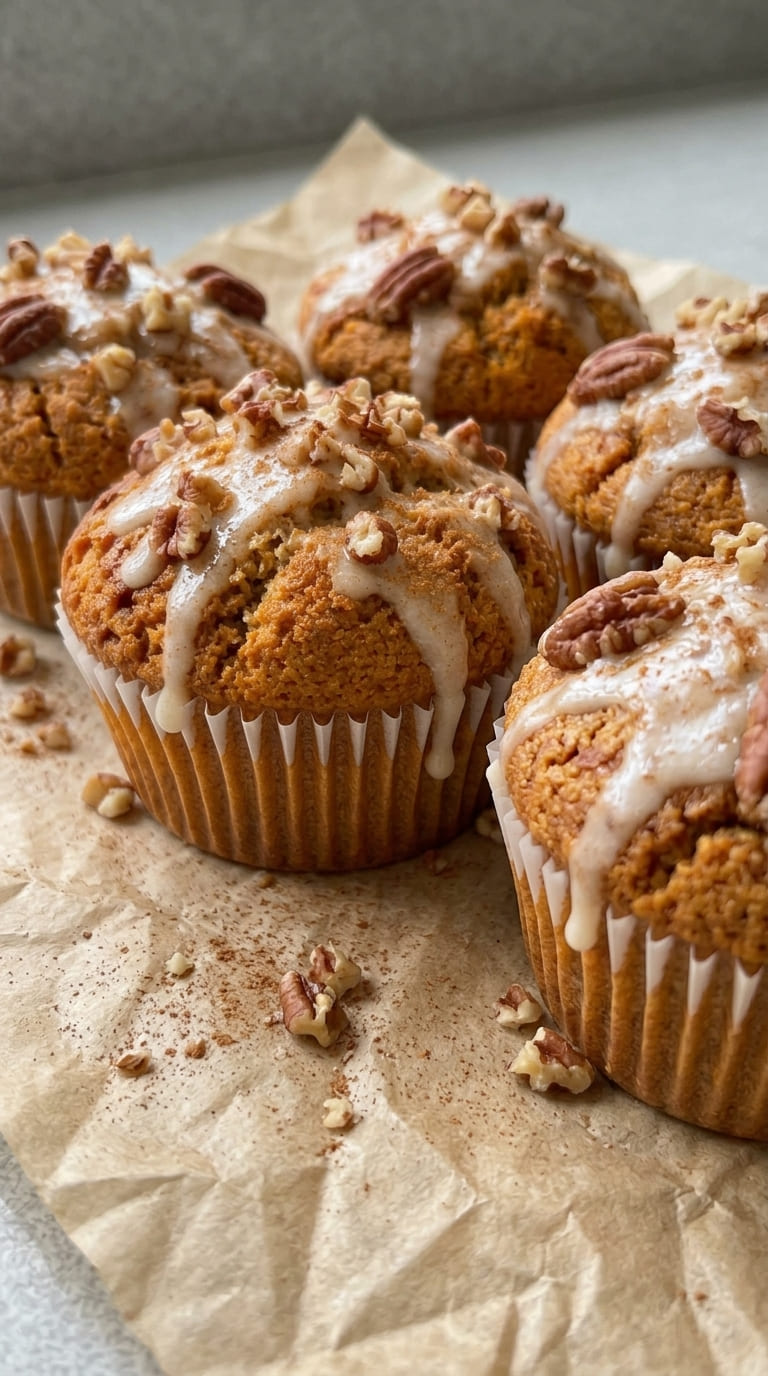 Healthy Yogurt Pumpkin Muffins, Easy, Tender and Delicious