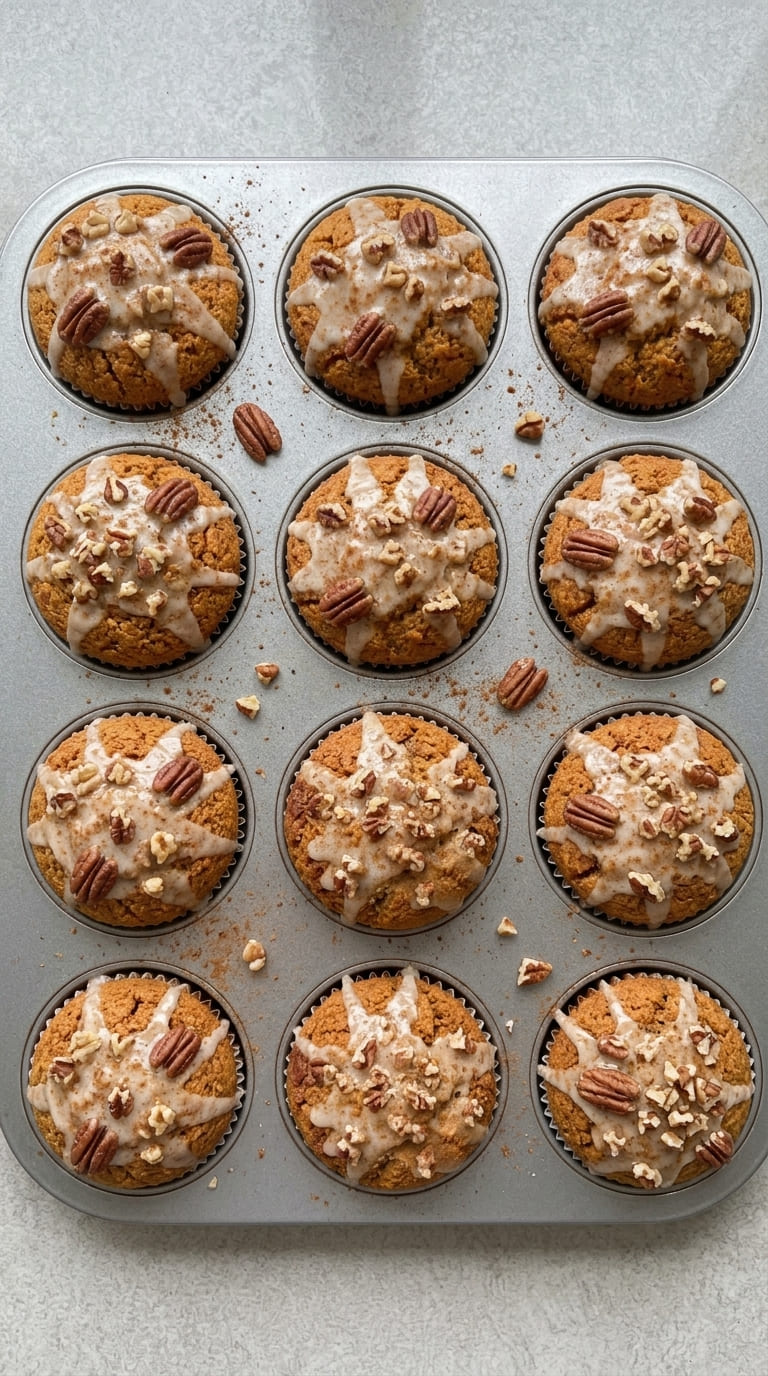 Healthy Yogurt Pumpkin Muffins, Easy, Tender and Delicious