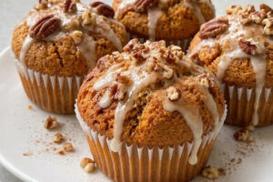 Healthy Yogurt Pumpkin Muffins, Easy, Tender and Delicious