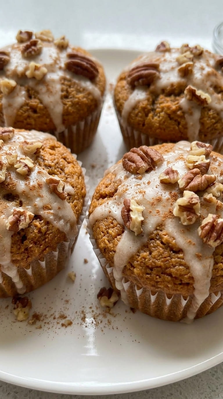 Healthy Yogurt Pumpkin Muffins, Easy, Tender and Delicious