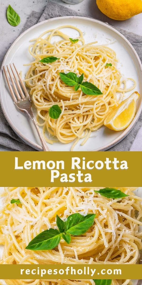 Whenever you're in the mood for a bright and creamy dish, this Lemon Ricotta Pasta blends zesty lemon with smooth ricotta, creating a light yet comforting meal perfect for any season.