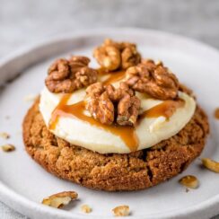 These Banana Bread Cookies capture the flavor of classic banana bread in a soft, cookie form. The cream cheese frosting adds a tangy sweetness, while toasted nuts provide a satisfying crunch. Perfect for a comforting treat!