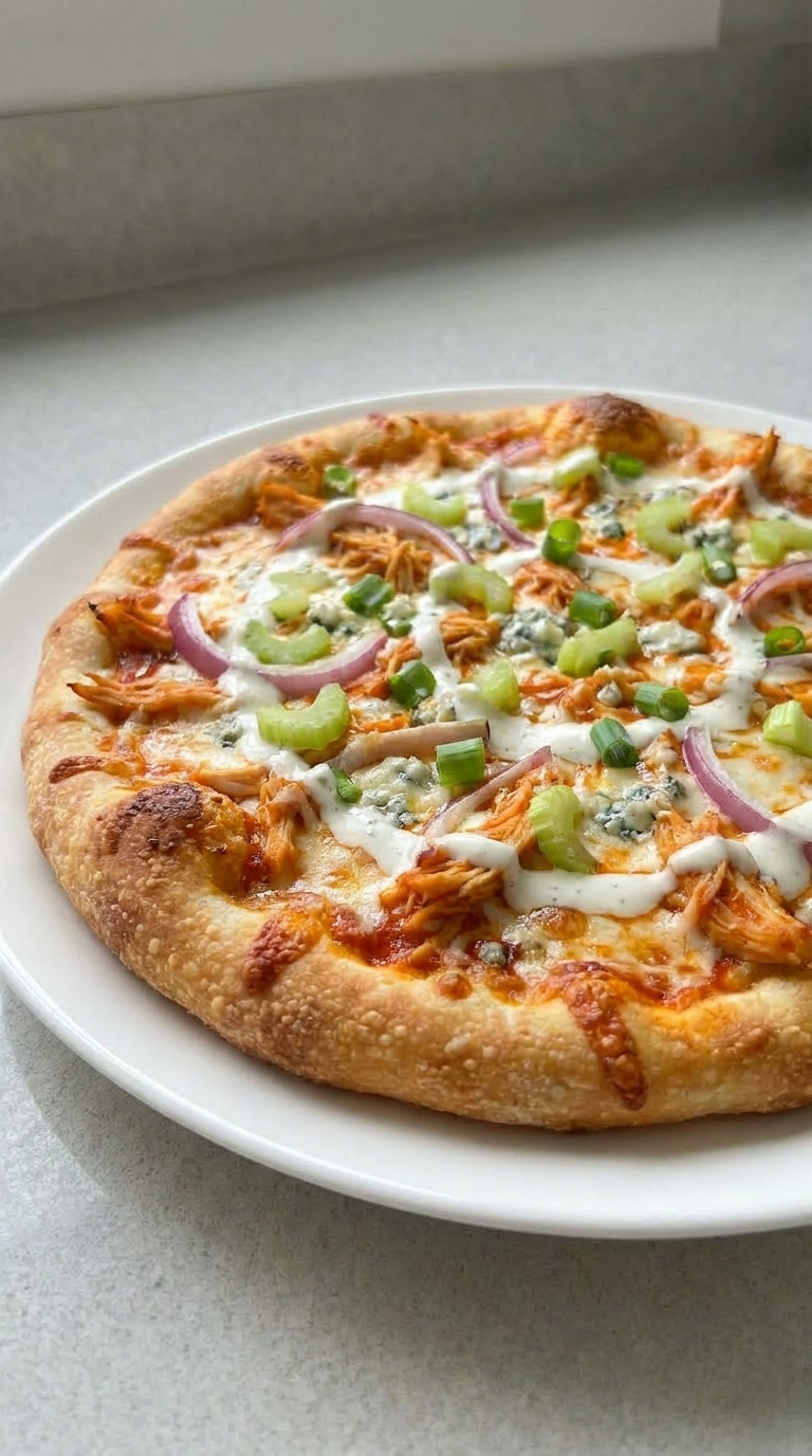 The Only Buffalo Chicken Pizza You’ll Ever Need