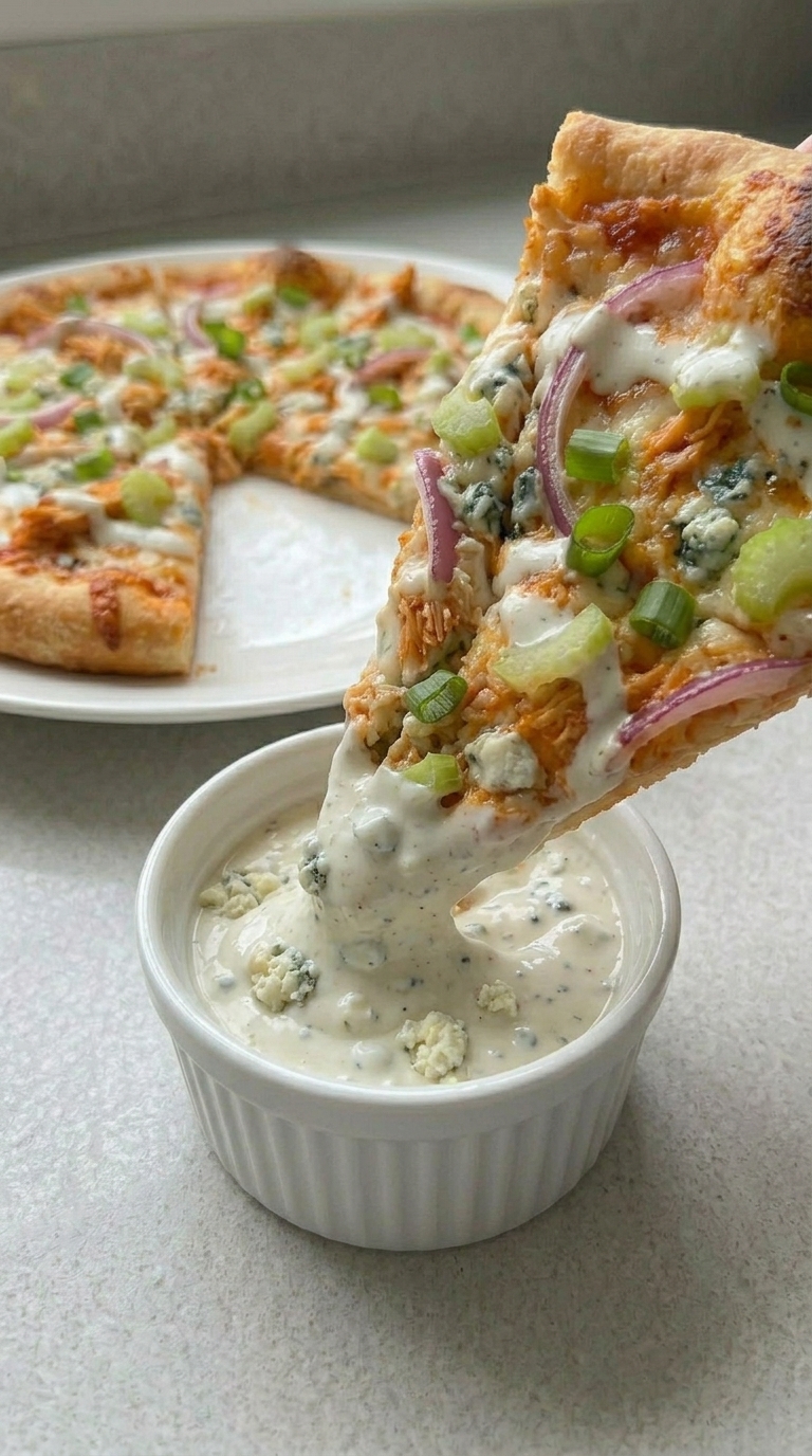 The Only Buffalo Chicken Pizza You’ll Ever Need