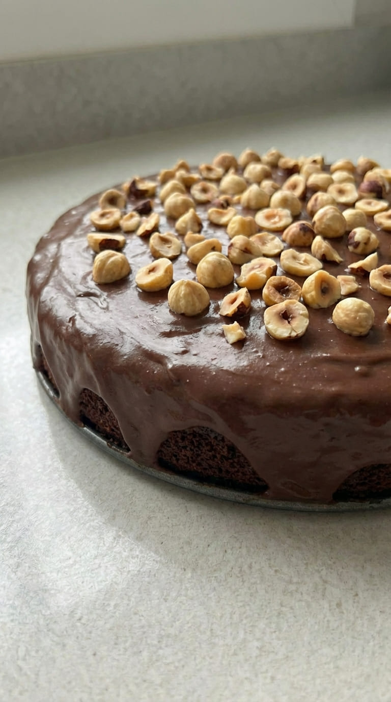 Easy Chocolate Hazelnut Cake Recipe, Moist & Decadent