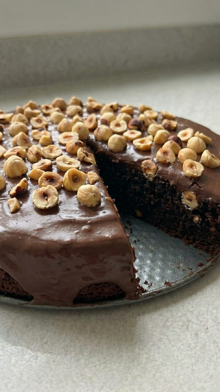 Easy Chocolate Hazelnut Cake Recipe, Moist & Decadent