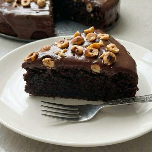 Easy Chocolate Hazelnut Cake Recipe, Moist & Decadent
