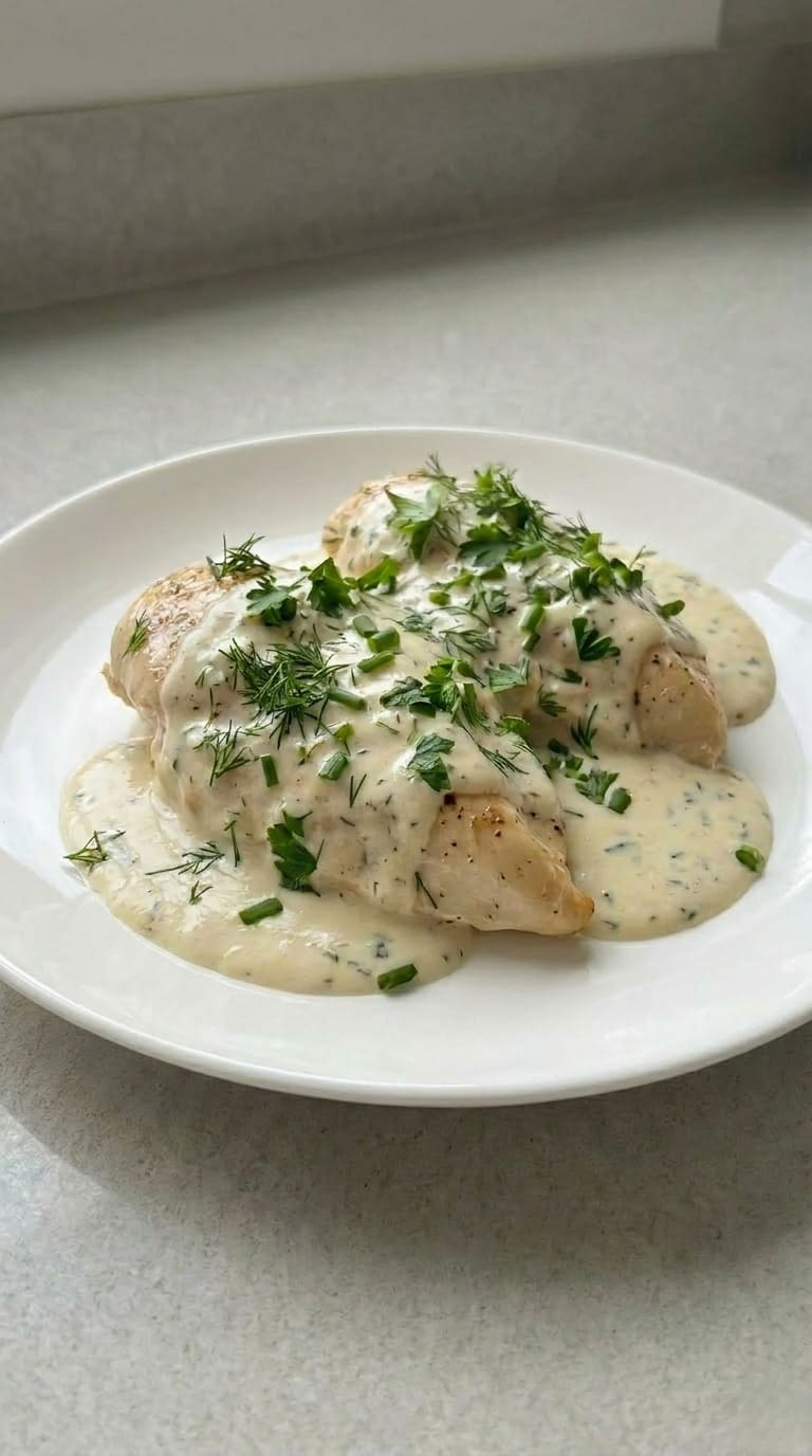 Homemade Creamy Ranch Chicken with Simple Ingredients