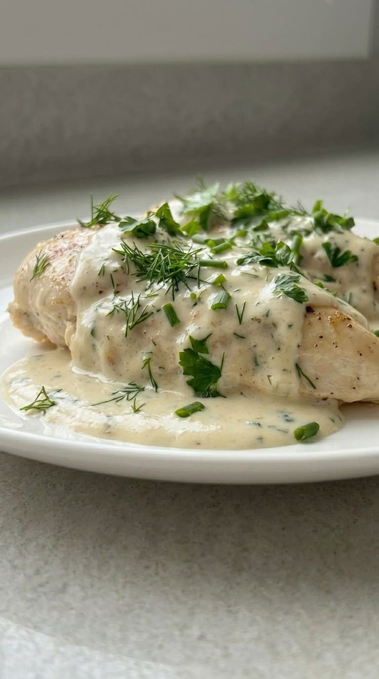 Homemade Creamy Ranch Chicken with Simple Ingredients