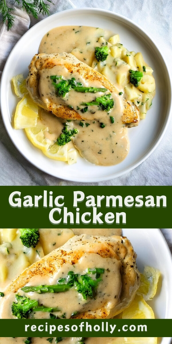 This Garlic Parmesan Chicken is a mouthwatering dish that brings together tender chicken and rich flavors! 🐔🧄🧀 Juicy, perfectly seasoned chicken breasts are coated in a buttery garlic and Parmesan sauce that’s simply irresistible. It’s a quick and easy dinner option that pairs beautifully with pasta, rice, or a fresh side salad. Who's ready to savor every bite? Check out the recipe and get ready to delight your taste buds!