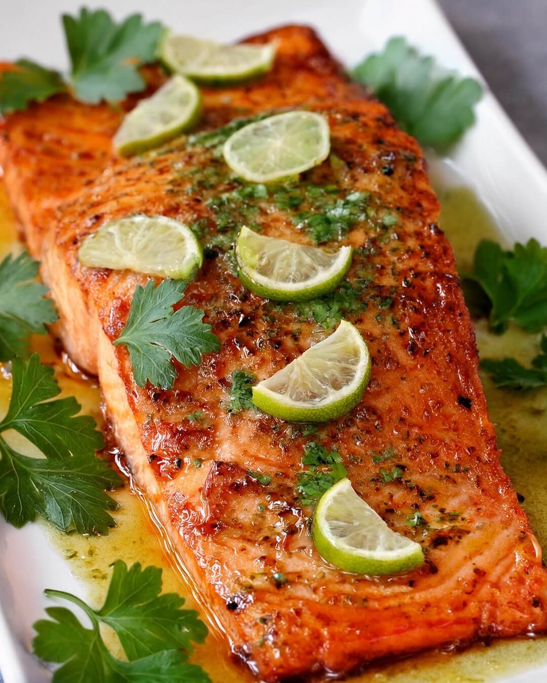 Whether you’re hosting a dinner party, preparing a weeknight meal, or looking for a healthy and delicious option, Honey Cilantro Lime Salmon is the perfect choice. The combination of sweet, tangy, and fresh flavors makes it a crowd-pleaser that everyone will enjoy.