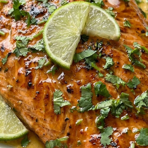 Juicy Honey Cilantro Lime Salmon with Bold Fresh Flavor