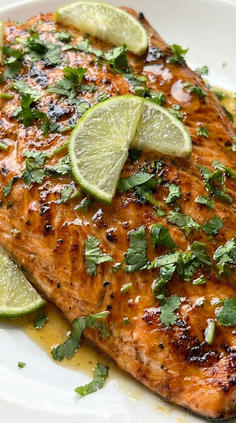 Juicy Honey Cilantro Lime Salmon with Bold Fresh Flavor
