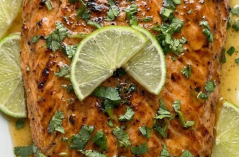 Juicy Honey Cilantro Lime Salmon with Bold Fresh Flavor