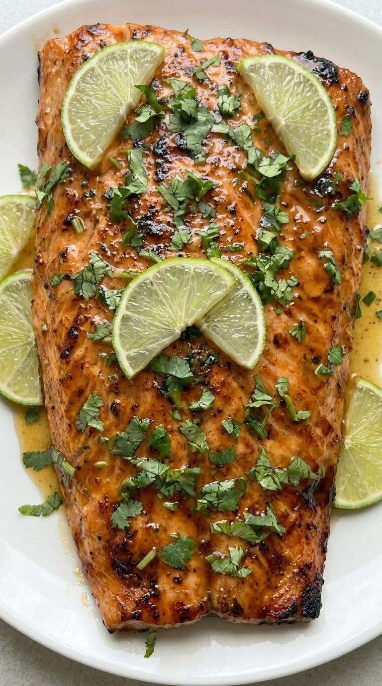 Juicy Honey Cilantro Lime Salmon with Bold Fresh Flavor
