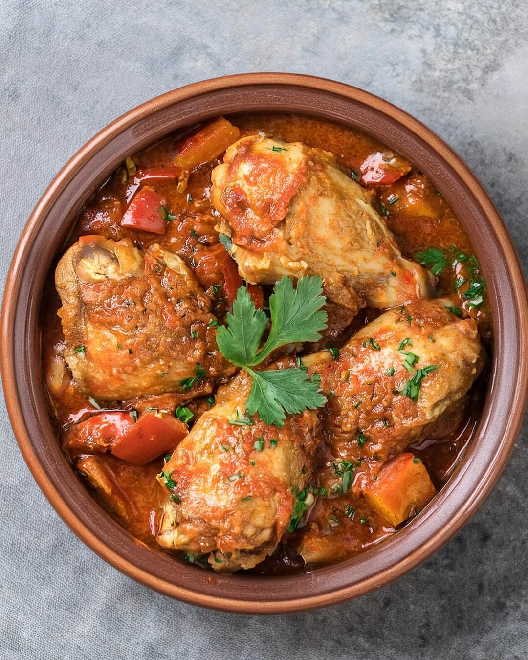 Instant Pot Chicken Cacciatore combines tender, juicy chicken thighs with a flavorful tomato-based sauce infused with aromatic herbs, mushrooms, and a hint of spice. This classic Italian-inspired dish is quick to prepare in the Instant Pot and is perfect for a comforting weeknight meal.